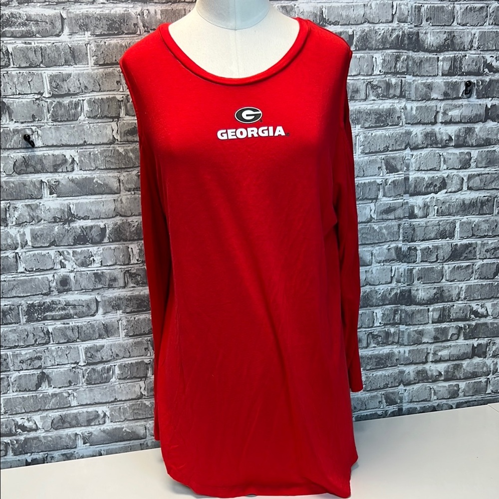 Georgia‎ Red Long Sleeve Shirt